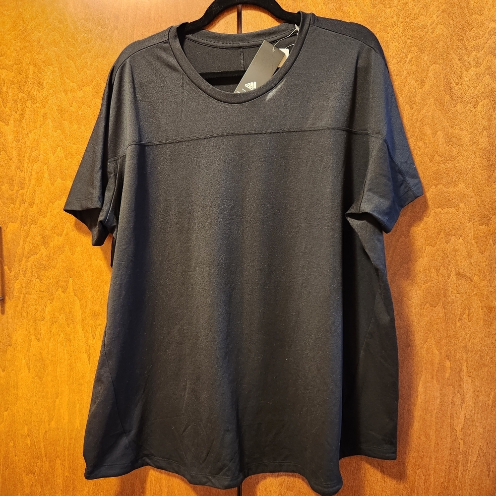 Adidas X Universal Standard Performance w/ Climate Tee in Black, NWT, Size 3X